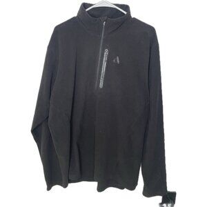 Eddie Bauer Men’s First Ascent Fleece Pullover Med 1/2 Zip Black XL